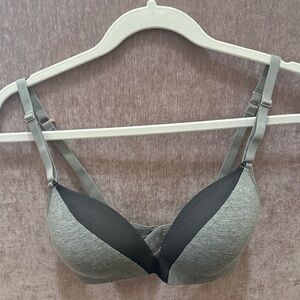 Lively Everyday Wireless Comfort Molded T-Shirt Bra - Marl Gray 32D